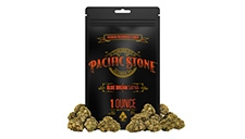 Blue Dream 28 gram (1 ounce) flower pouch.