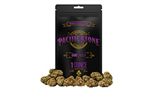 GMO 28 gram (1 ounce) flower pouch.