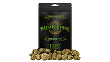 Kush Mints 28 grams (1 ounce) flower pouch.